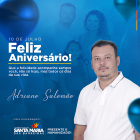 Parabéns pelo seu aniversário, prefeito Adriano Salomão.
