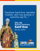 Padroeira de Santa Maria das Barreiras - Sra. Sant'Ana