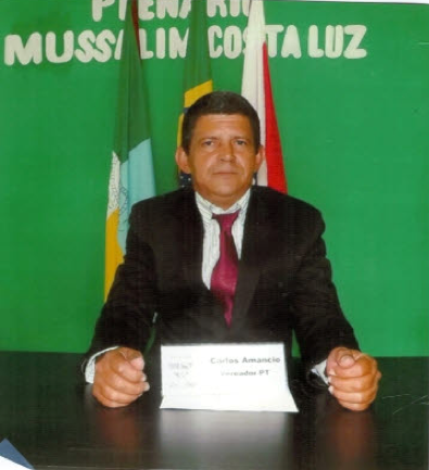 Vereador Carlos Amancio de Sousa